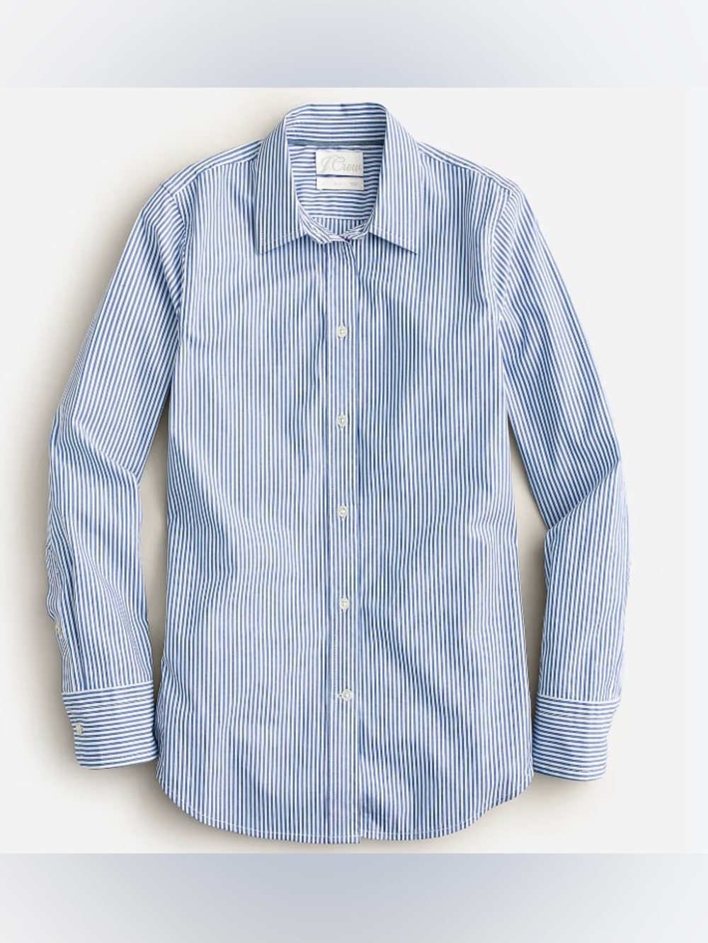J.Crew Slim-fit stretch cotton poplin shirt in stripe